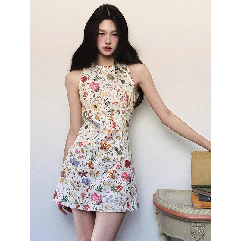 Mu Xiao Xin Sleeveless Dress Women's-2