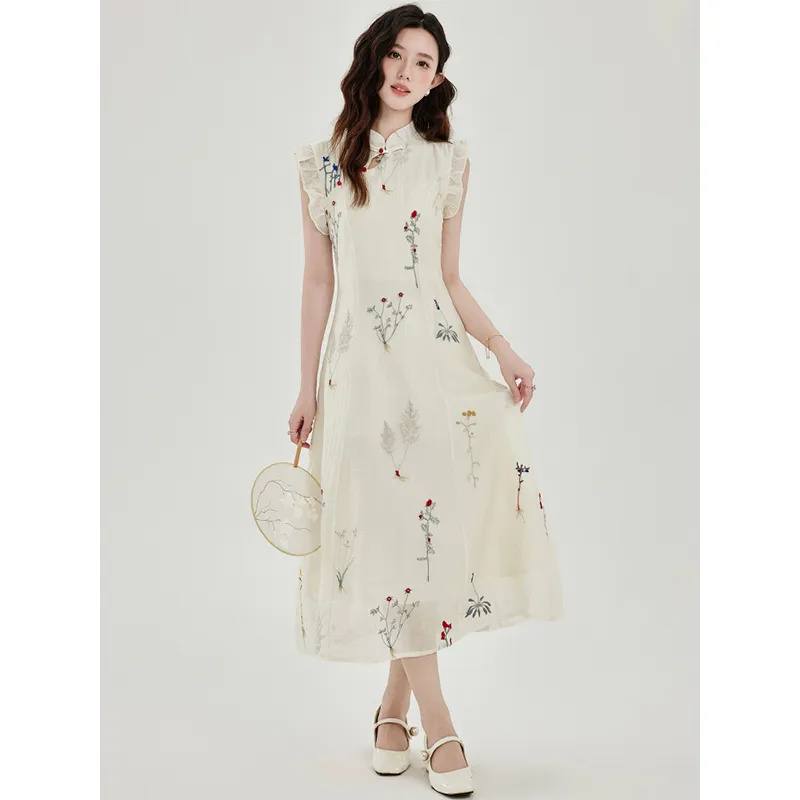 Mu Xiao Xin Sleeveless Dress Women's-2