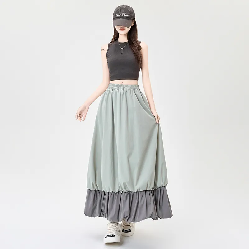 Mu Xiao Xin Casual Long Skirt Women's-9