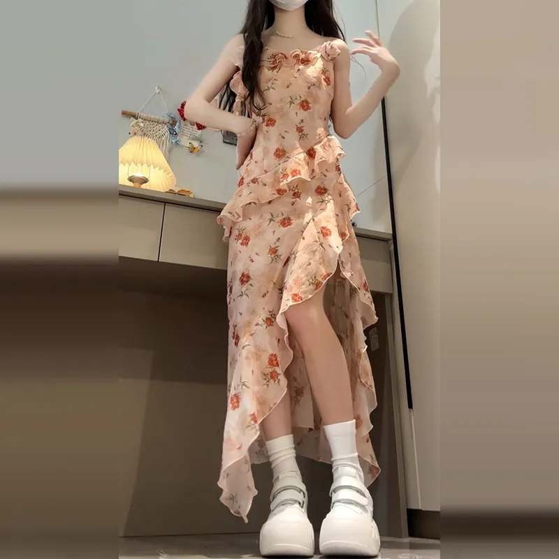 Mu Xiao Xin Slip Dresses Women's Multicolor-2