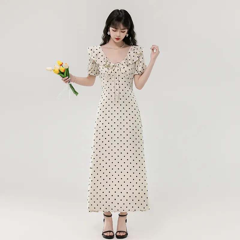 Mu Xiao Xin Short Sleeved Dress Women's-7
