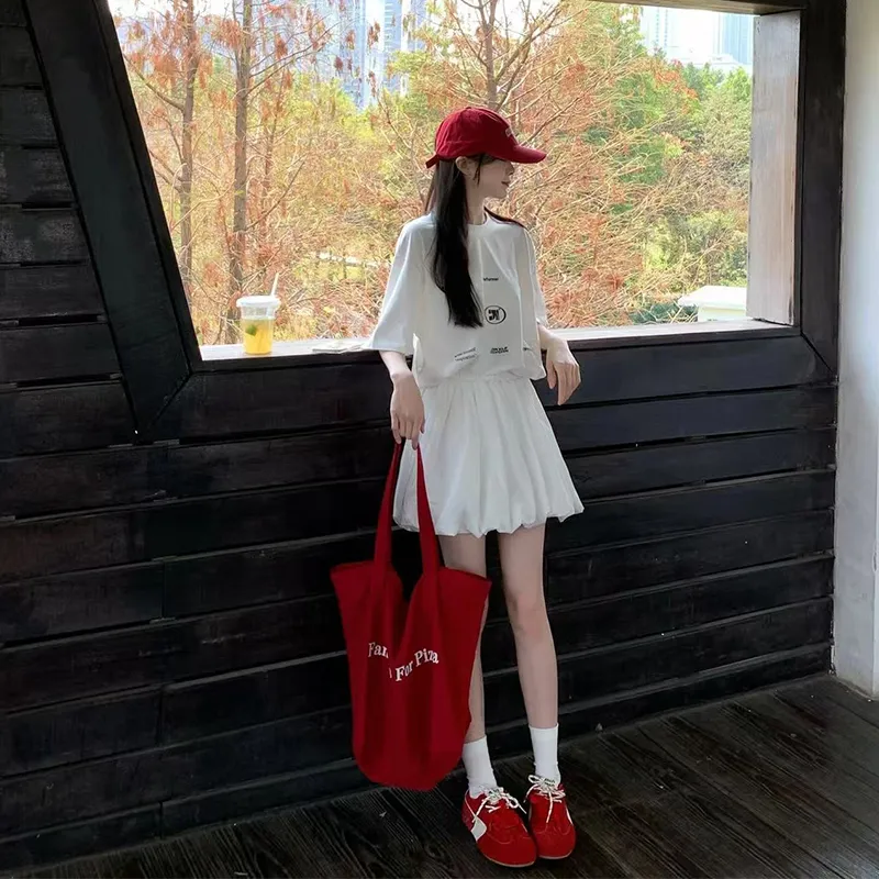 Mu Xiao Xin Two Piece Skirt Sets Women's-4