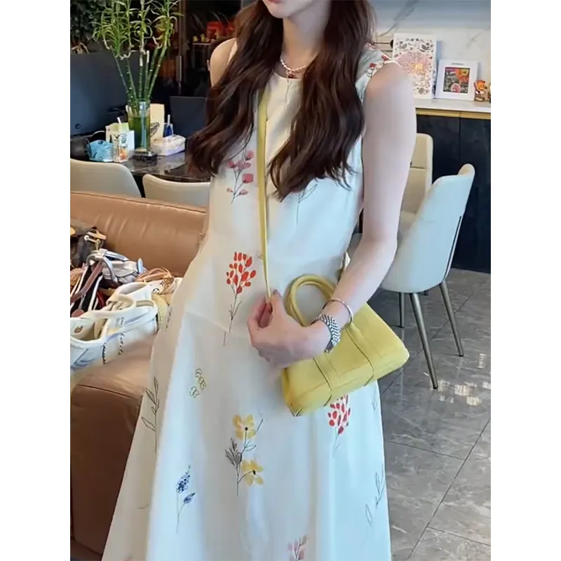 Mu Xiao Xin Sleeveless Dress Women's-2