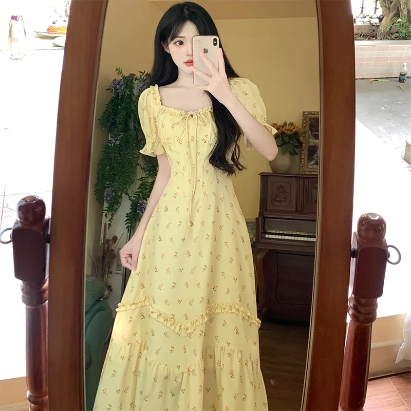 Mu Xiao Xin Short Sleeved Dress Women's-4