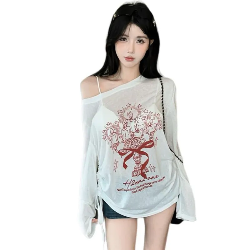Mu Xiao Xin T Shirts Women's White-2