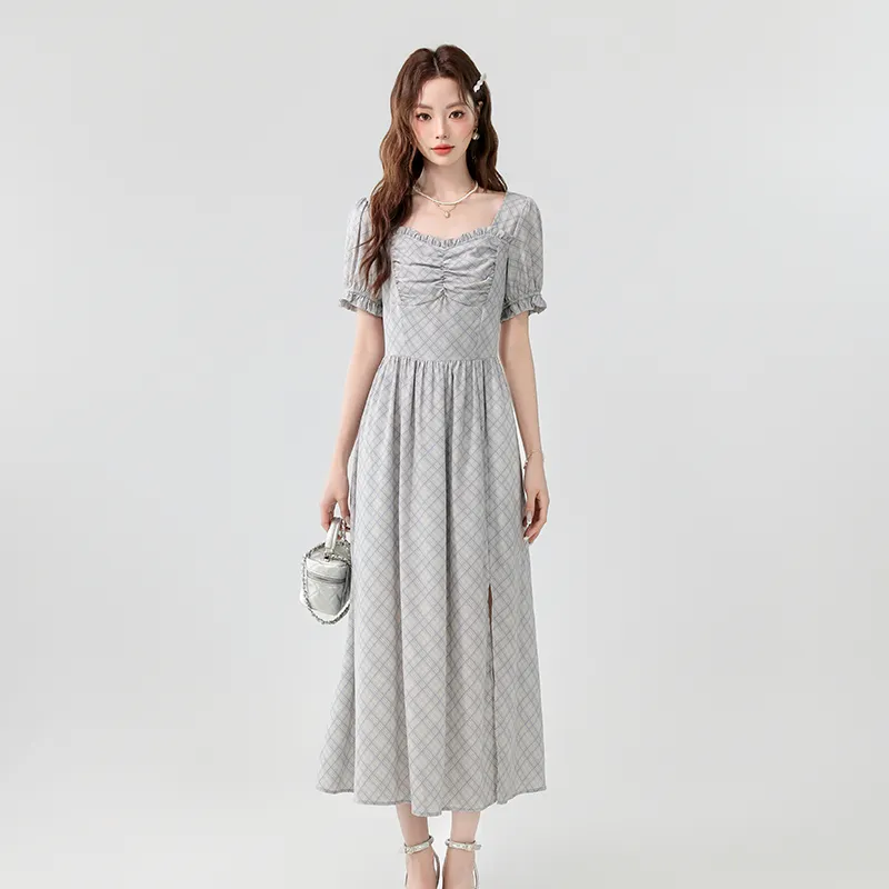 Mu Xiao Xin Short Sleeved Dress Women's-3