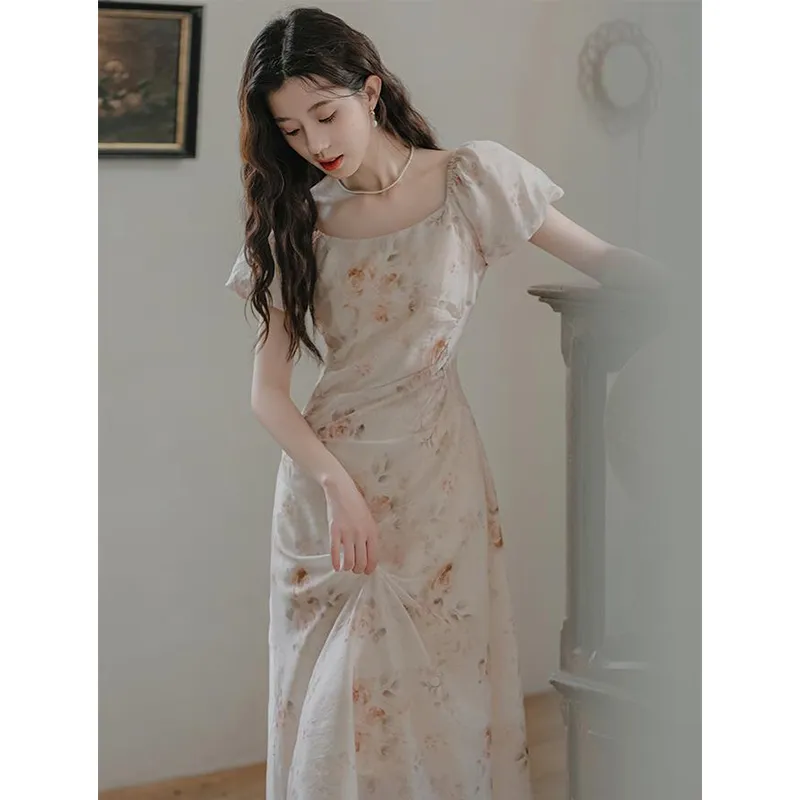 Mu Xiao Xin Short Sleeved Dress Women's-3