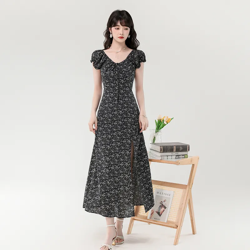 Mu Xiao Xin Short Sleeved Dress Women's-6