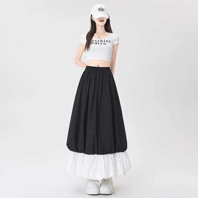 Mu Xiao Xin Casual Long Skirt Women's-1