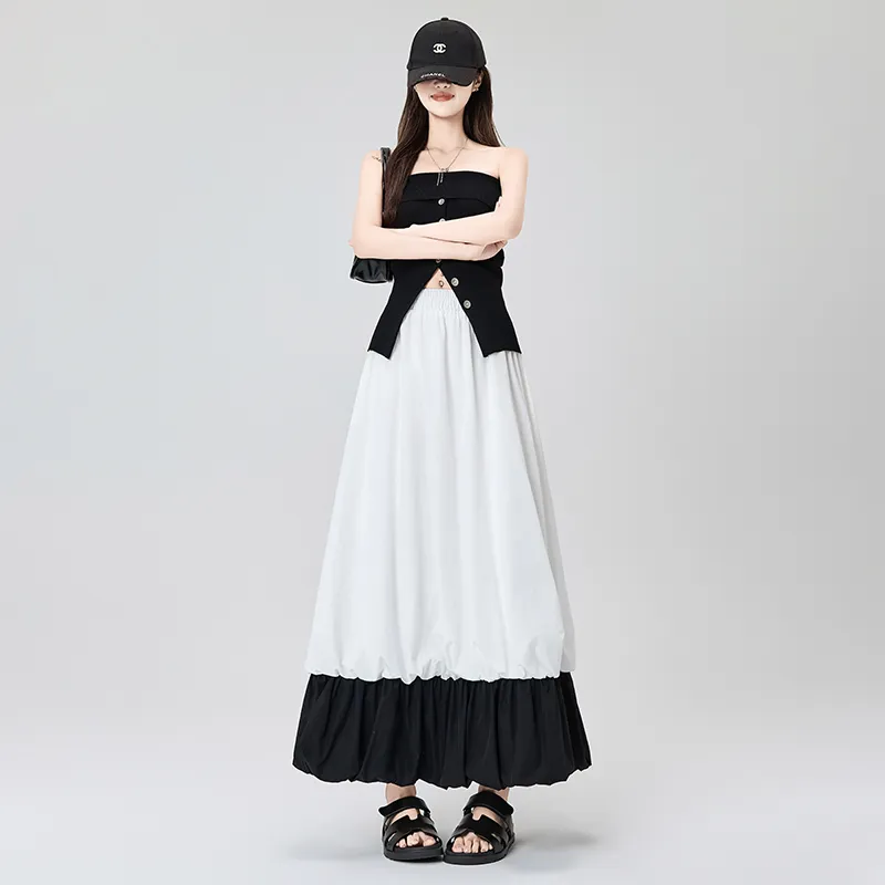 Mu Xiao Xin Casual Long Skirt Women's-5