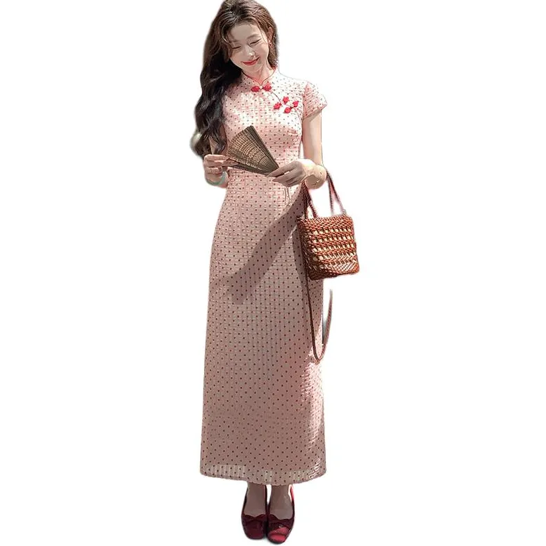 Mu Xiao Xin Short Sleeved Dress Women's-1