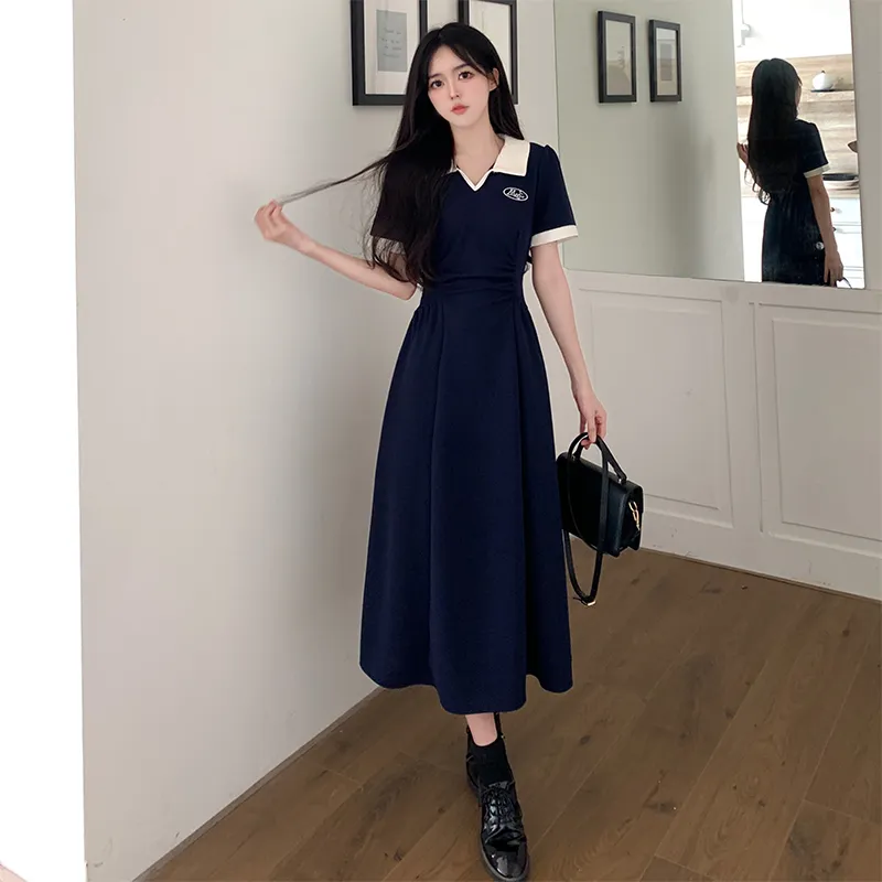Mu Xiao Xin Short Sleeved Dress Women's-6