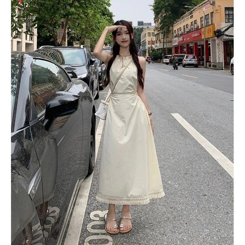 Mu Xiao Xin Sleeveless Dress Women's-1