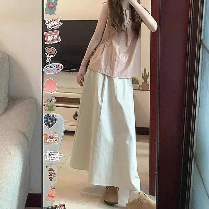 Mu Xiao Xin Two Piece Skirt Sets Women's-1