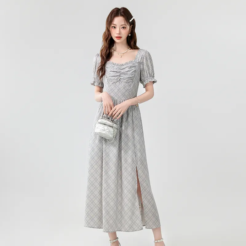 Mu Xiao Xin Short Sleeved Dress Women's-2