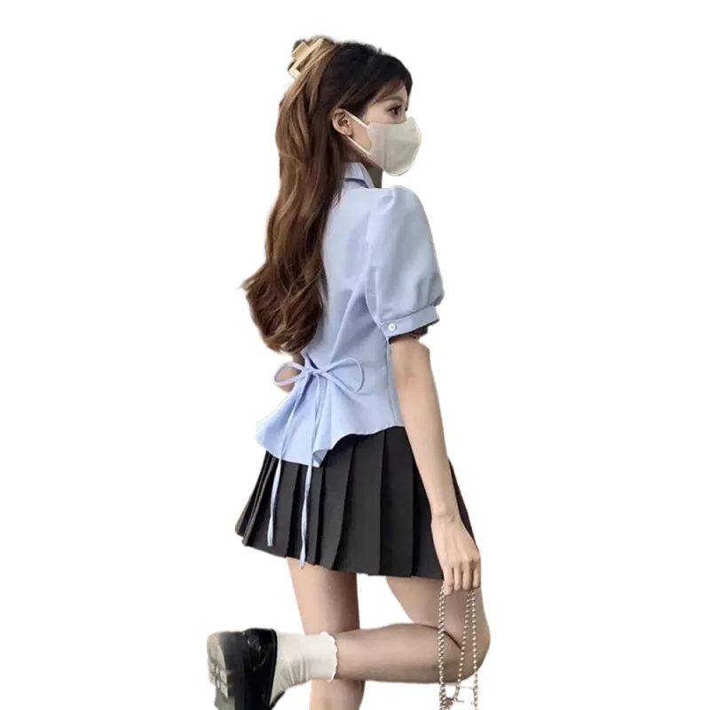 GUAILILUOLI Two Piece Skirt Sets Women's-2