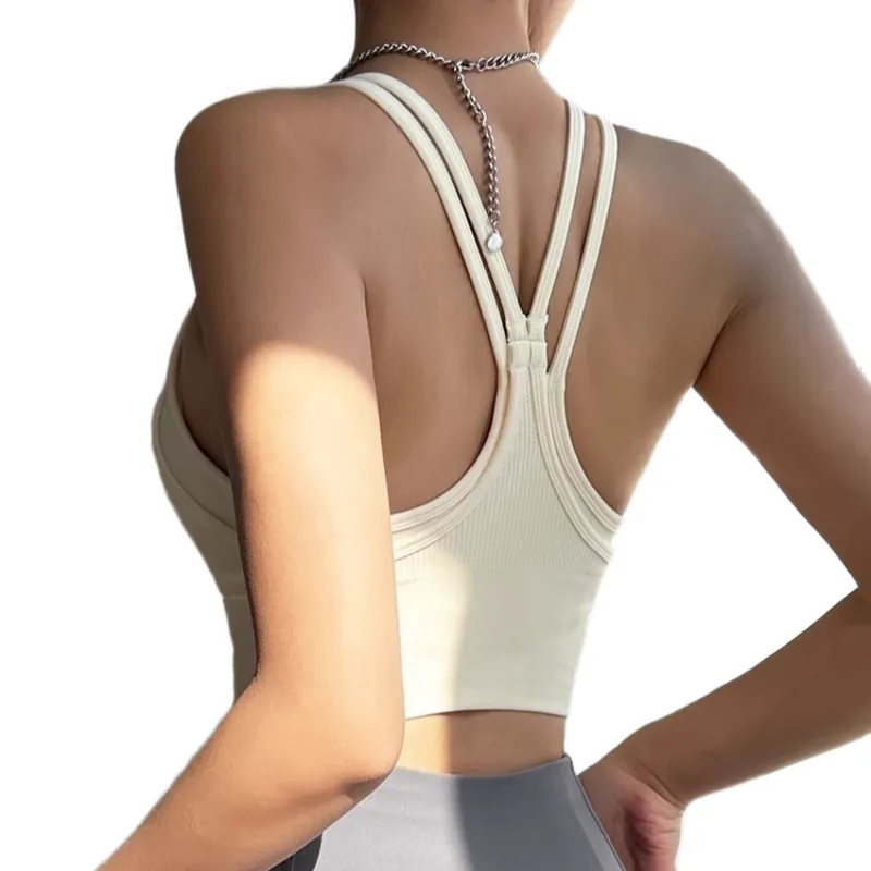 GUAILILUOLI Yoga Tank Top Women's-1
