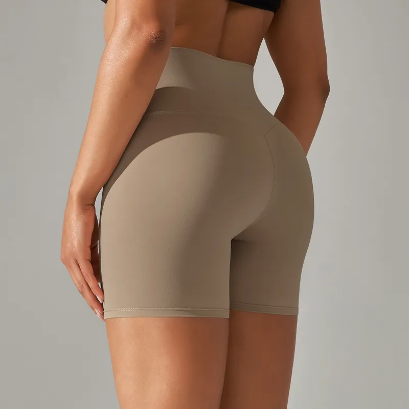 GUAILILUOLI Yoga Shorts Women's-9