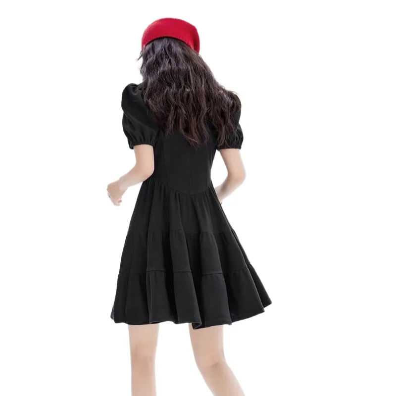 GUAILILUOLI Short Sleeved Dress Women's-7