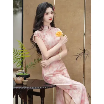 MDEHT Cheongsams Women's Pink