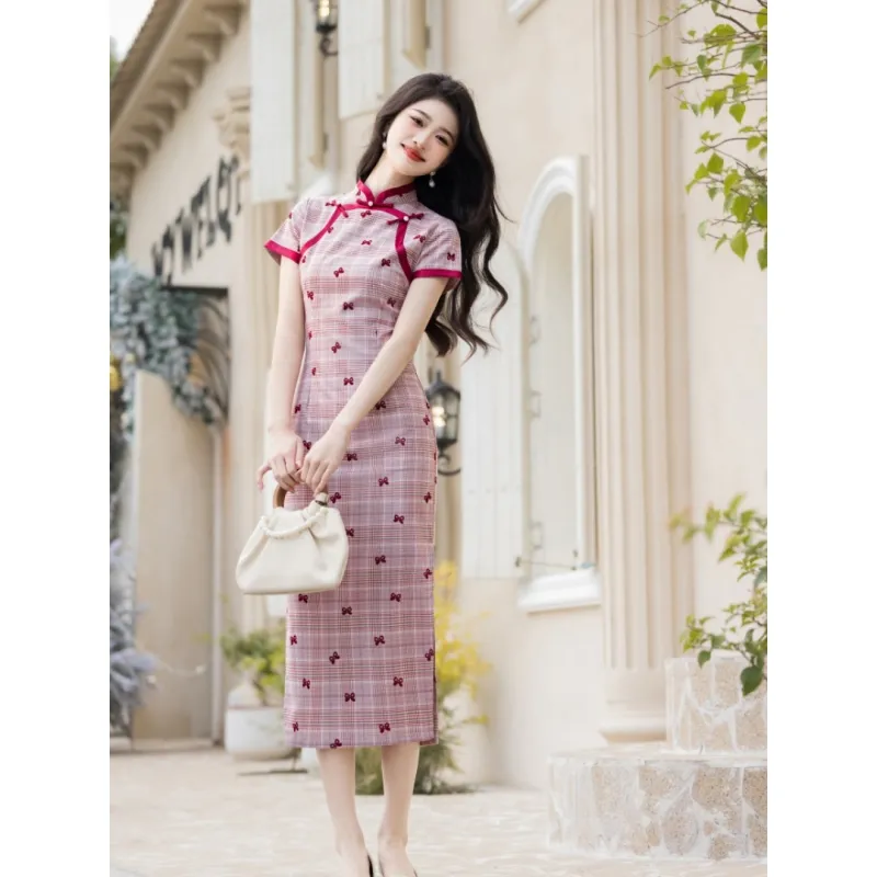 MDEHT Cheongsams Women's Red-2