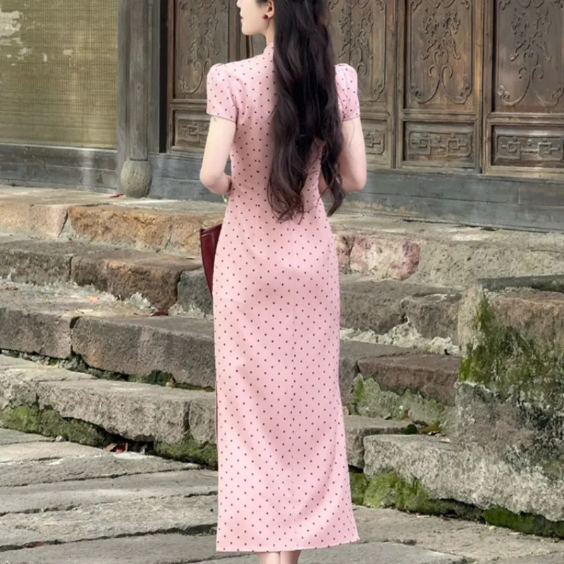 MDEHT Cheongsams Women's Pink-4