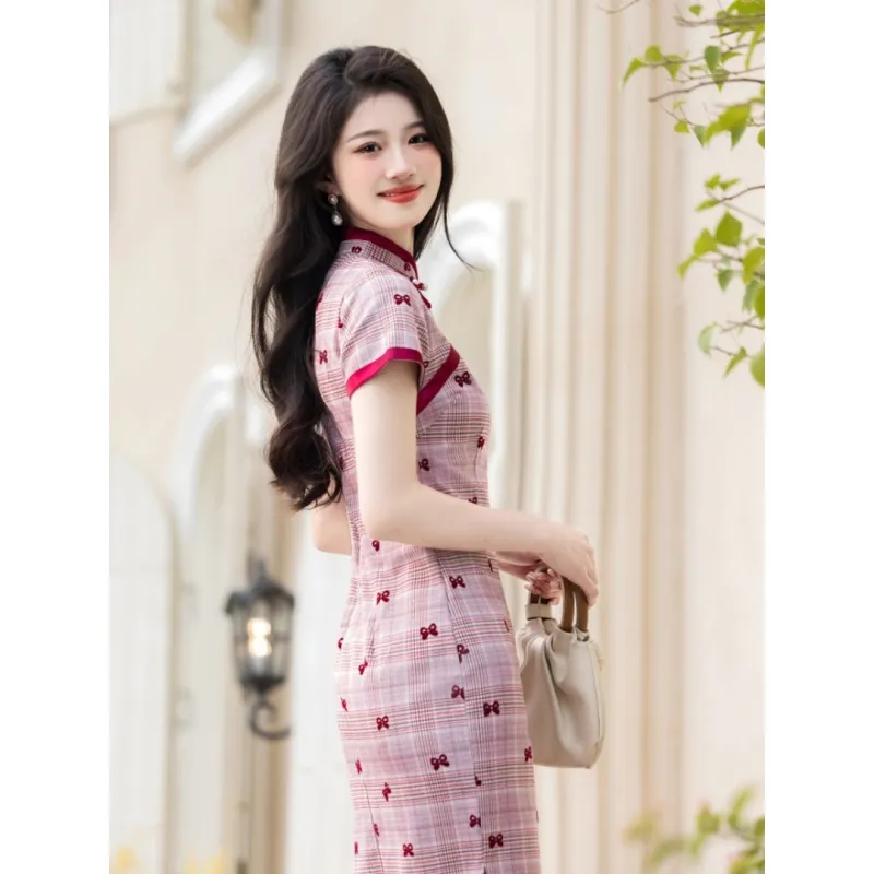 MDEHT Cheongsams Women's Red-5