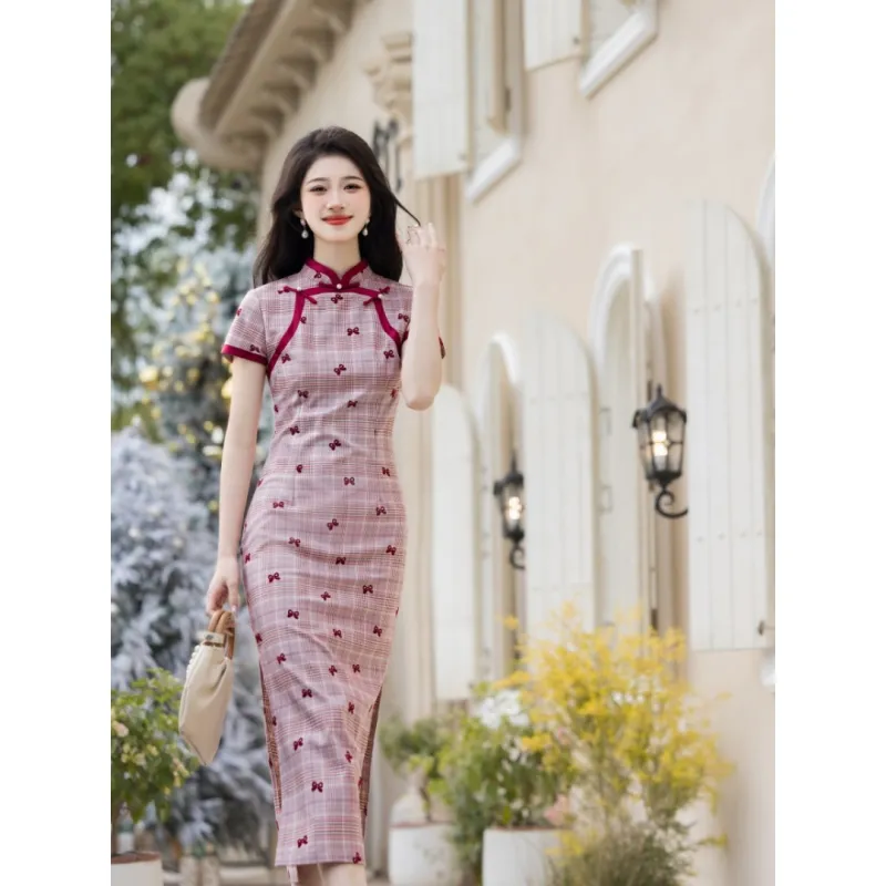 MDEHT Cheongsams Women's Red-4