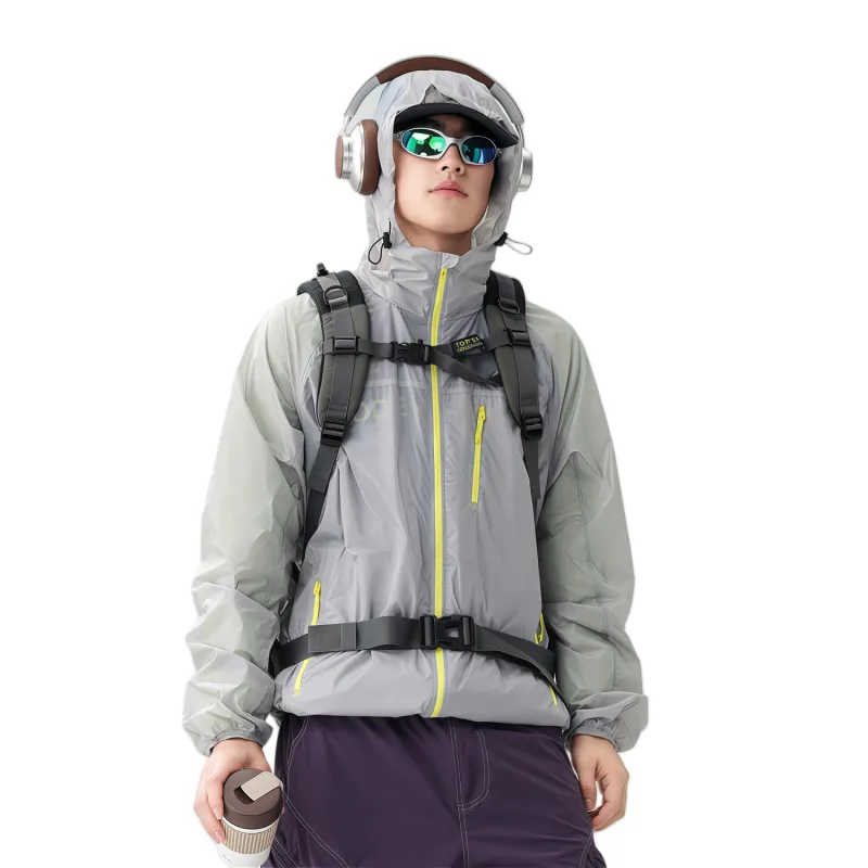 PASOK Breathable, Quick Dry, Waterproof, UV Protection Sun Protection Clothing Unisex-2