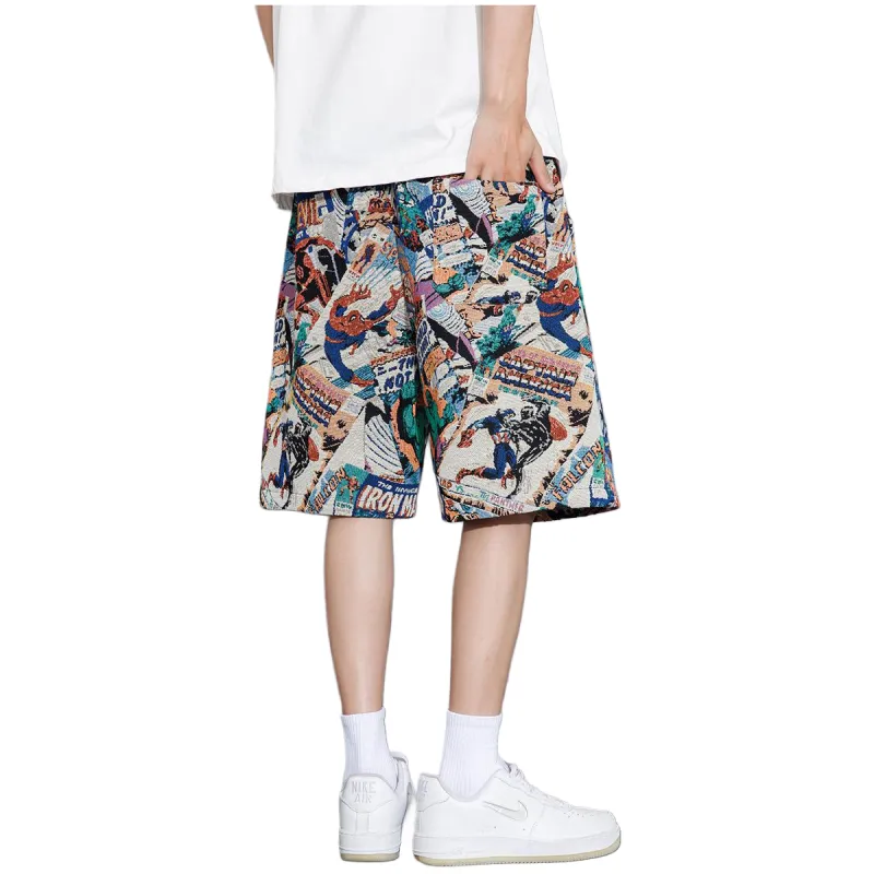 PASOK Casual Shorts Unisex Cartoon-3