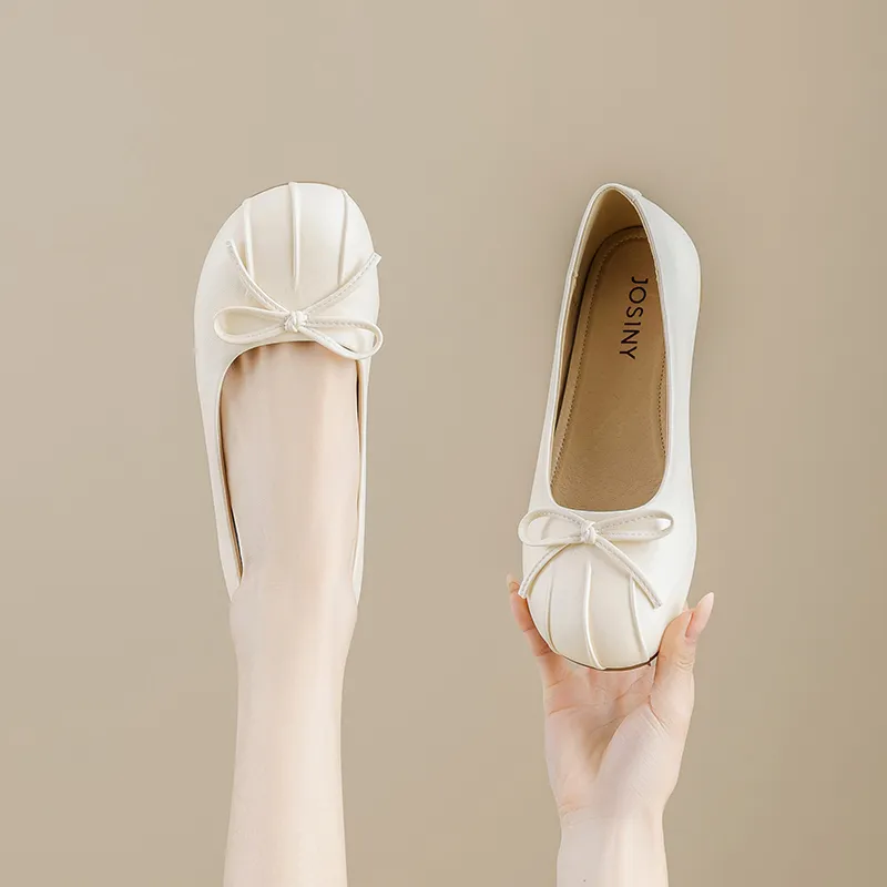 JOSINY Casual Single Shoes Women's Ecru-3