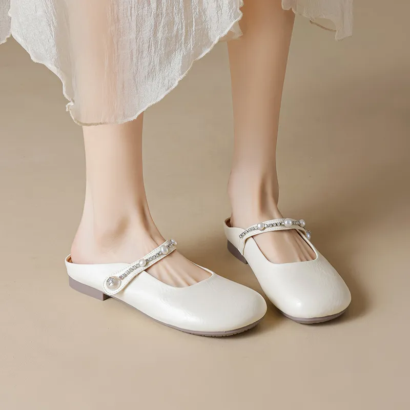 JOSINY Rubber Sole Closed Toe Slippers Women's-5