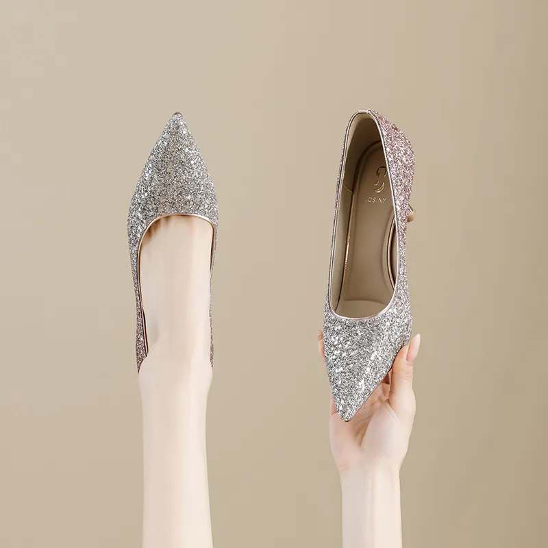 JOSINY Slim Heel High Heels Women's-4