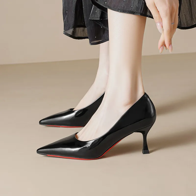 JOSINY High Heels Women's Black-5