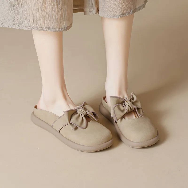 JOSINY Rubber Sole Abrasion Resistant Closed Toe Slippers Women's-5