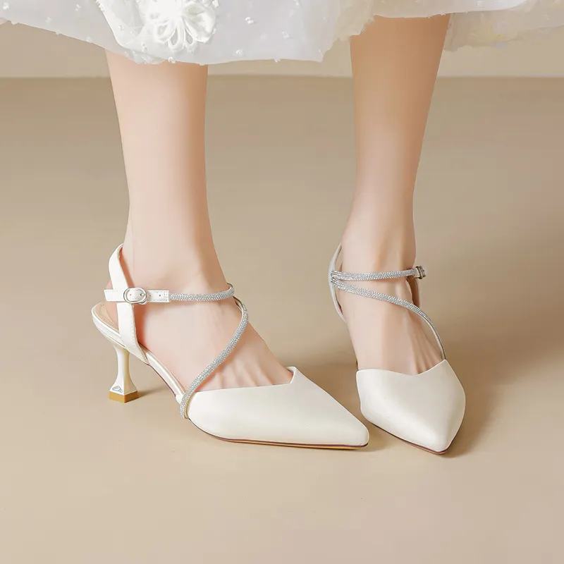 JOSINY Slim Heel High Heels 7CM Women's-4