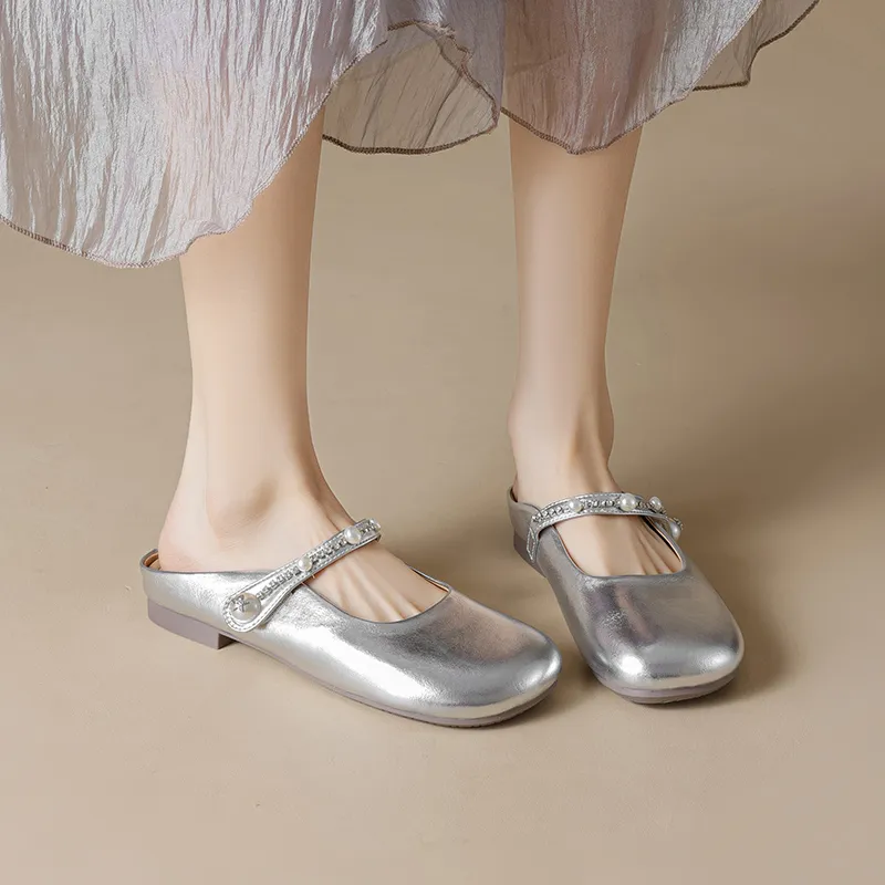 JOSINY Rubber Sole Closed Toe Slippers Women's-11