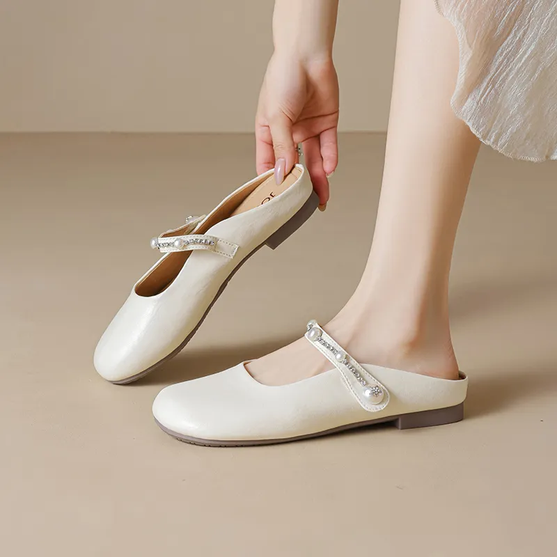 JOSINY Rubber Sole Closed Toe Slippers Women's-4