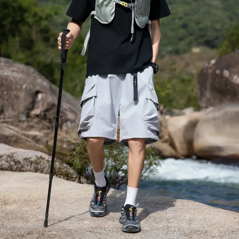 A.B.X Cargo Shorts Unisex-14