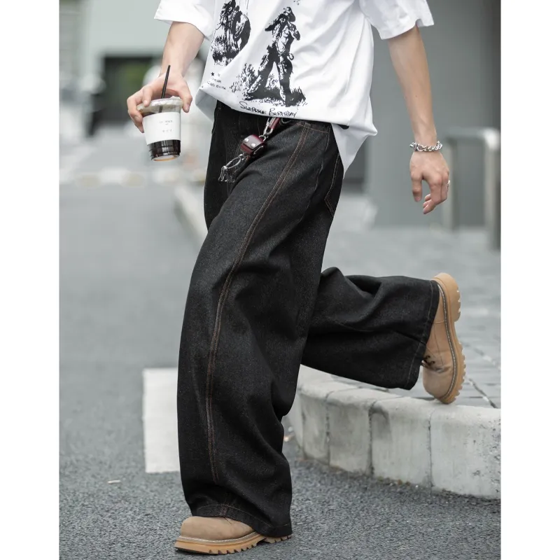 A.B.X Jeans Unisex Black-3