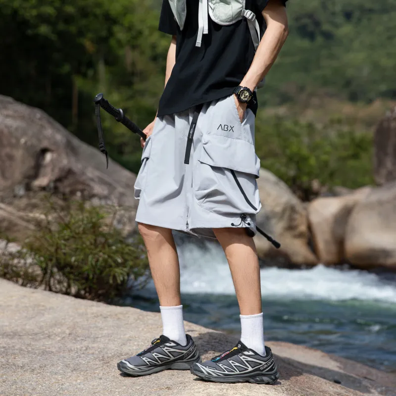 A.B.X Cargo Shorts Unisex-15