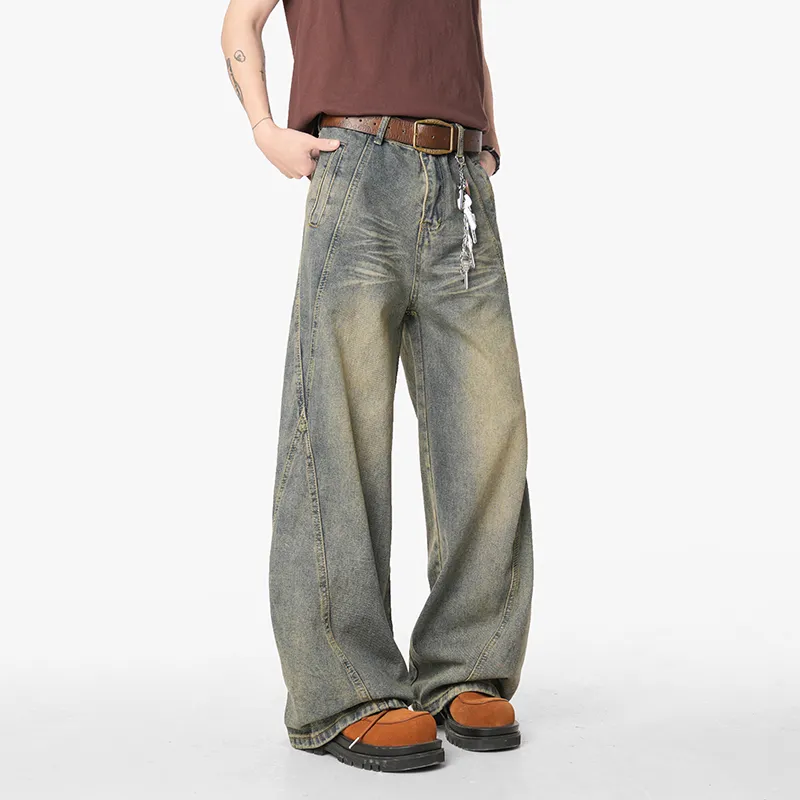 A.B.X Jeans Unisex Vintage Blue-2