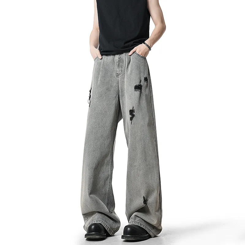 A.B.X Jeans Unisex Gray-2