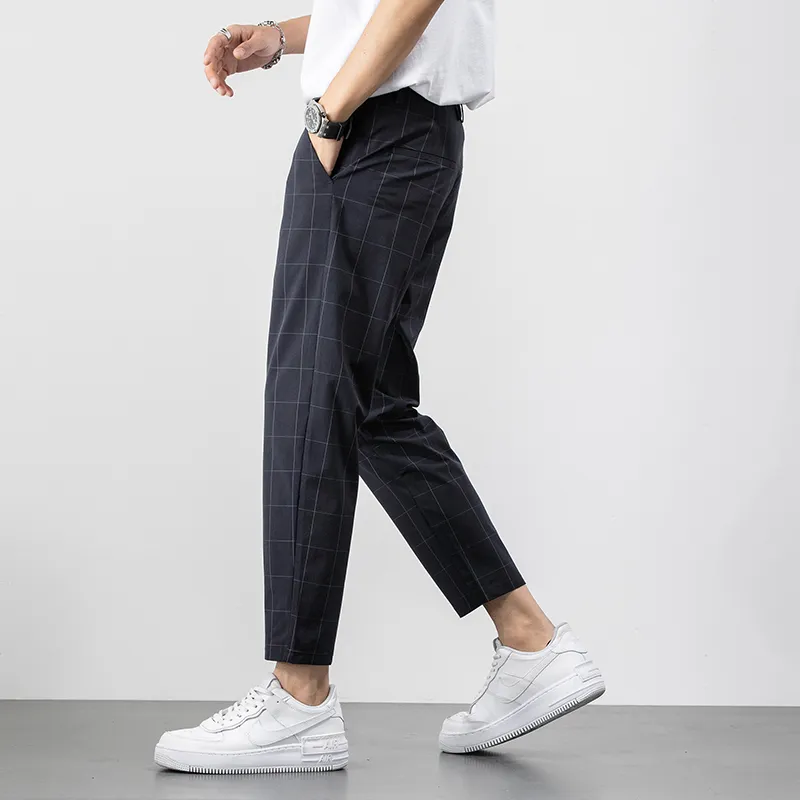 A.B.X Suit Trousers Unisex Gray-1