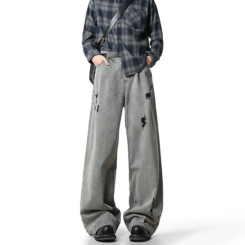 A.B.X Jeans Unisex Gray-3