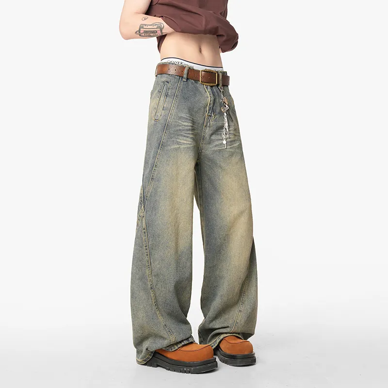 A.B.X Jeans Unisex Vintage Blue-3