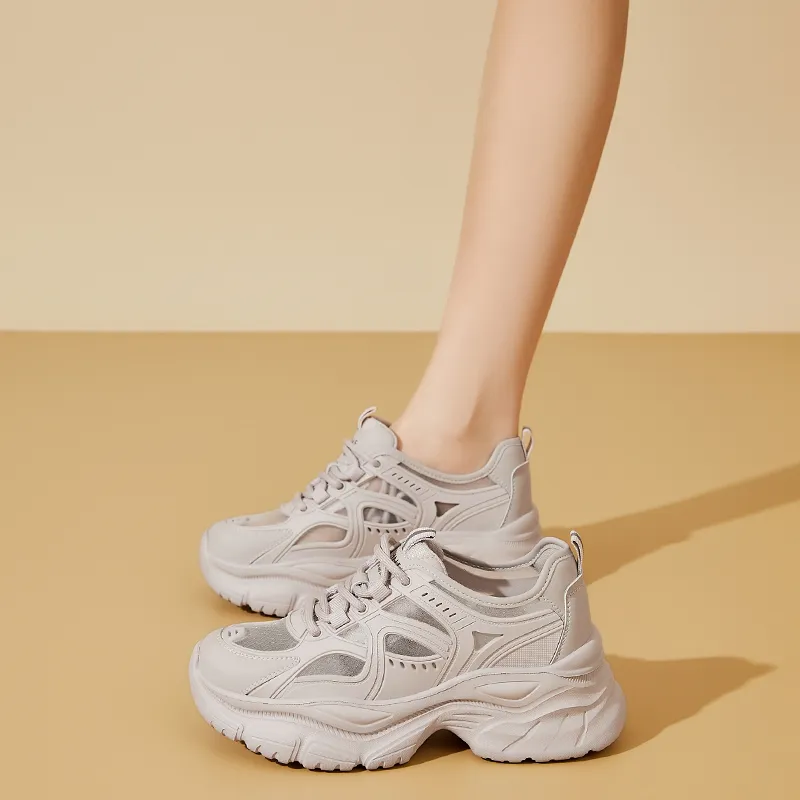 DAPHNE Mid Top Chunky Sneakers Women's-2