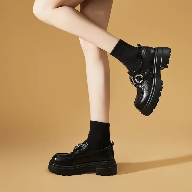 DAPHNE Loafers Women's Black/Ecru-3