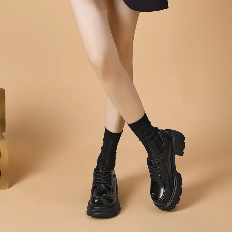 DAPHNE Casual Single Shoes Women's Black-2