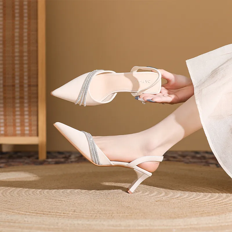 DAPHNE Slim Heel High Heels 6CM Women's-11